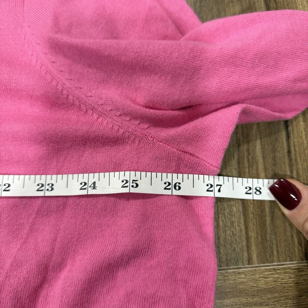 Champs Pink 100% Cotton Button Lightweight Cardigan Sweater Women Plus Size 3X - Picture 4 of 6